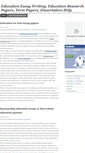 Mobile Screenshot of educationessay.net